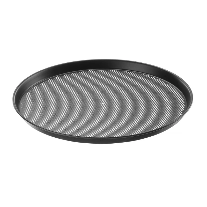Pizzaform perforeret jernstål Ø300 mm 616925 by Hendi color Sort