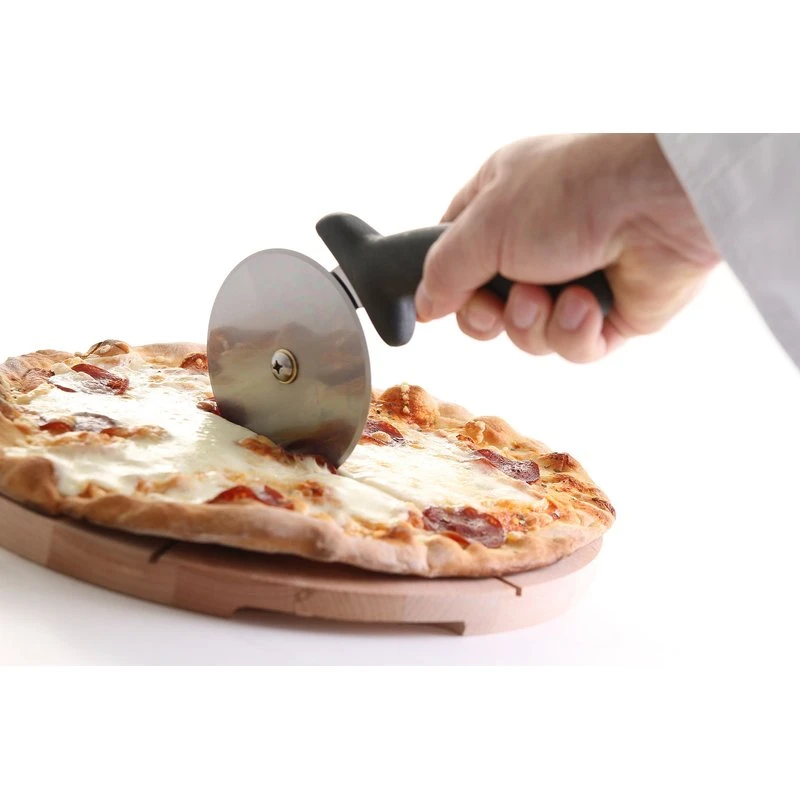 Pizzaskærer rustfrit stål, PP-håndtag 100x230 mm 617014 by Hendi color Sort