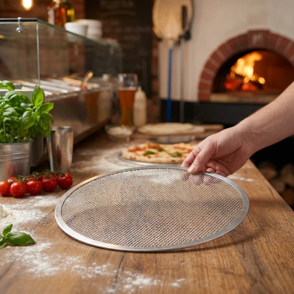 Pizzascreen aluminium 330 mm 617540 by Hendi color Sort