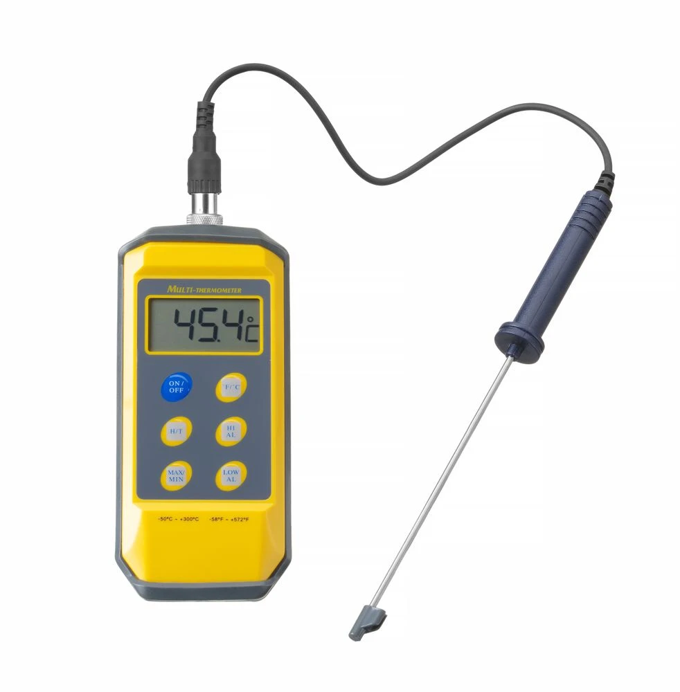 Stødsikkert termometer digitalt med aftagelig sonde 271407 by Hendi color Sort