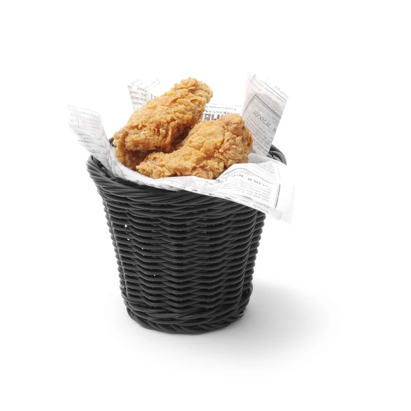 Snackkurv 130x110 mm lysegrå PP 426043 by Hendi color Sort