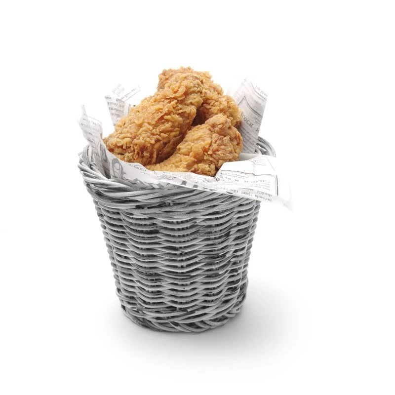 Snackkurv 130x110 mm lysegrå PP 426043 by Hendi color Sort