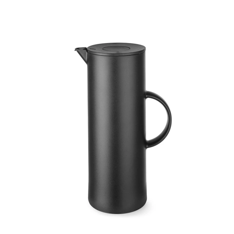 Termokande sort 1 l PP med trykknap 449615 by Hendi color Sort