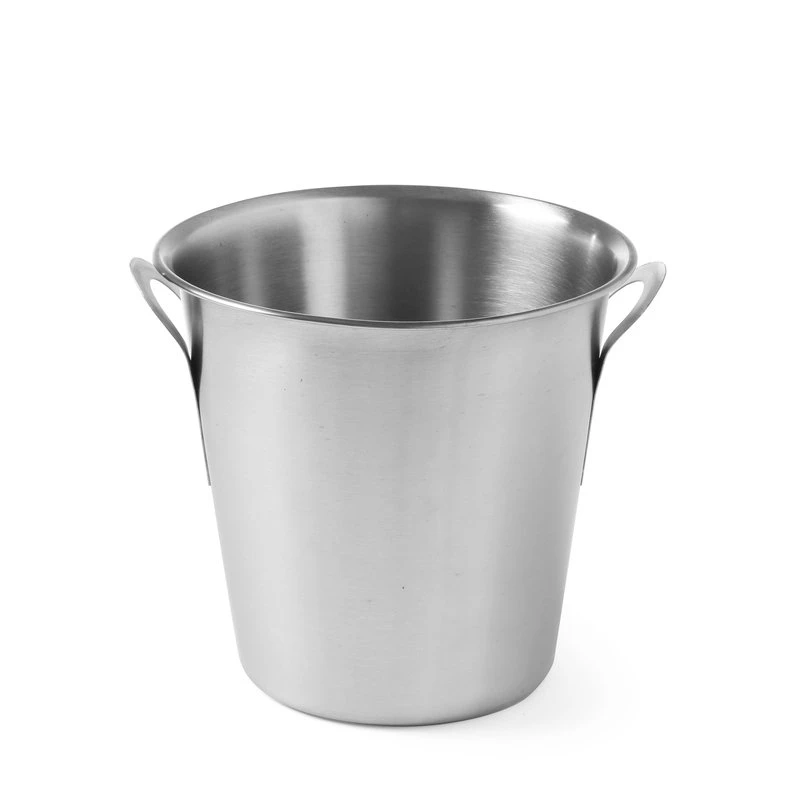 Vinkøler med tulipanhåndtag rustfrit stål 3,5 l 210x210 mm 593103 by Hendi color Sort