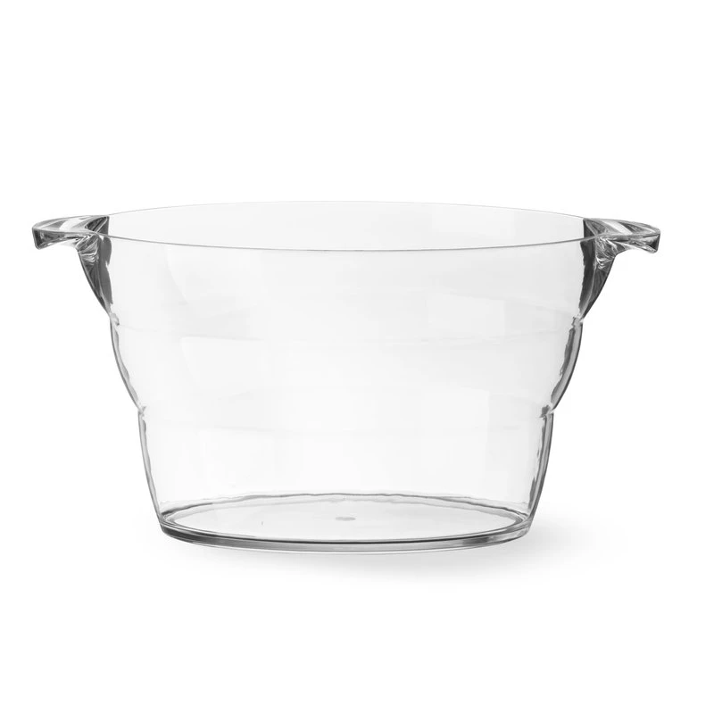 Partybalje transparent SAN oval 470x290x230 mm 593165 by Hendi color Sort