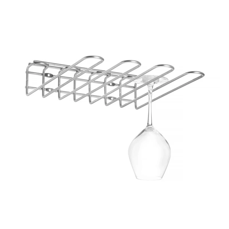 Glasophæng rustfrit stål 3 rækker 596500 by Hendi color Sort