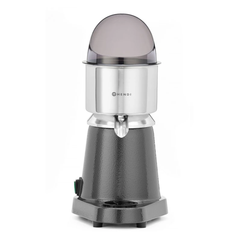 Citruspresser med drypbakke anti-sprøjte låg 230V 180W 221204 by Hendi color Sølv