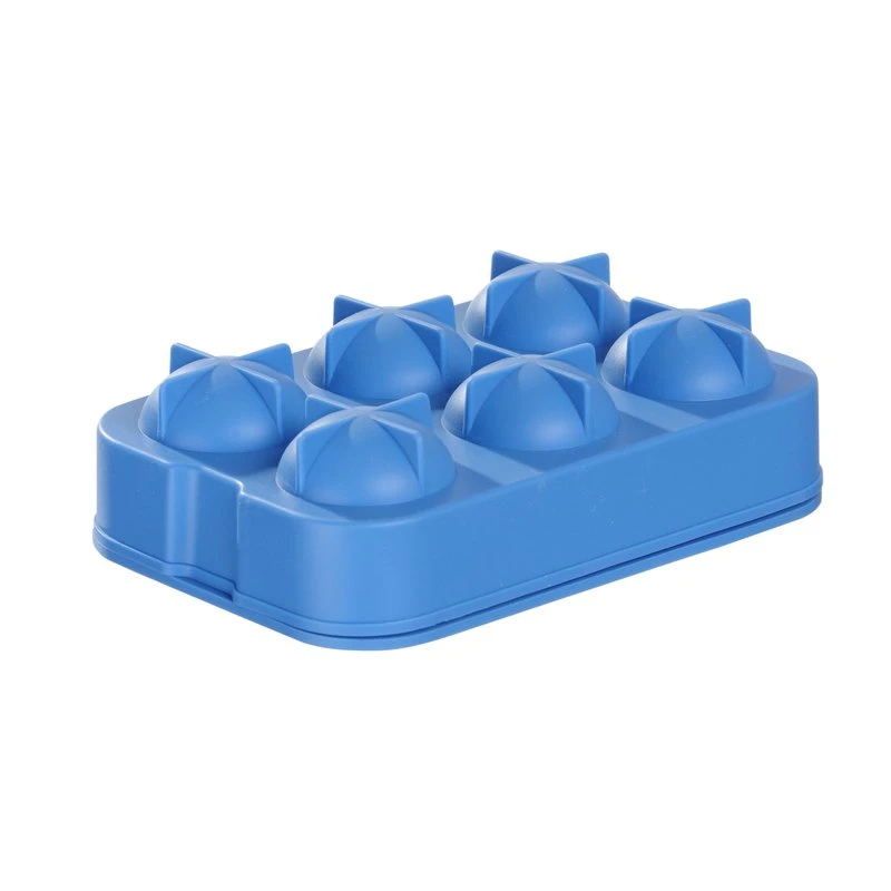Isterningebakke kugleformet 6 stk. silikone 679029 by Hendi color Sort