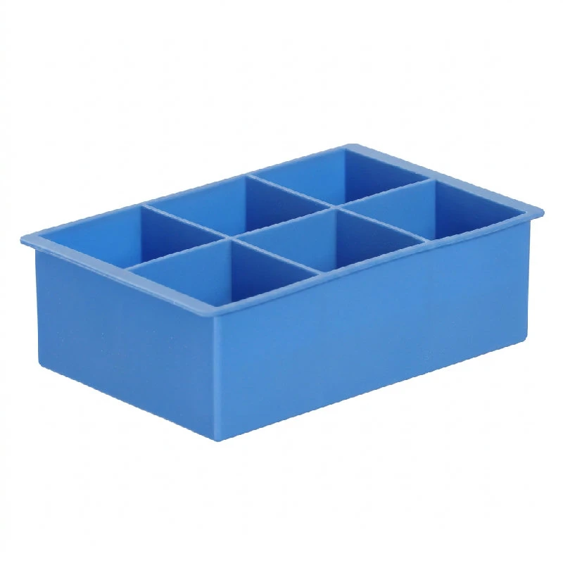 Isterningebakke 6 XL-terninger silikone 679036 by Hendi color Sort