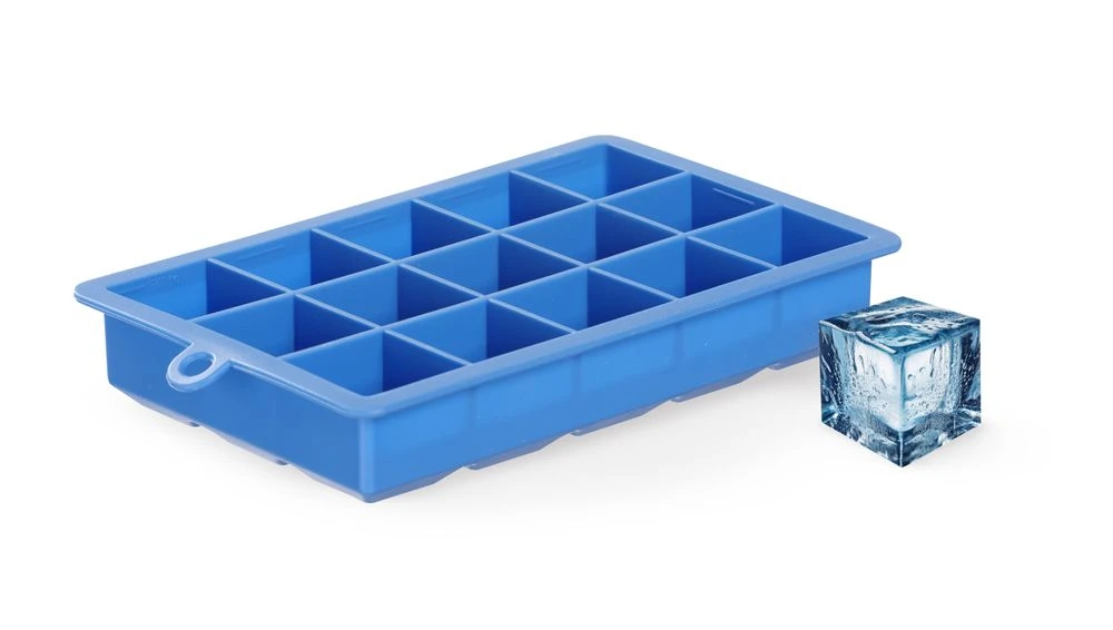 Isterningebakke 15 terninger silikone 679043 by Hendi color Sort