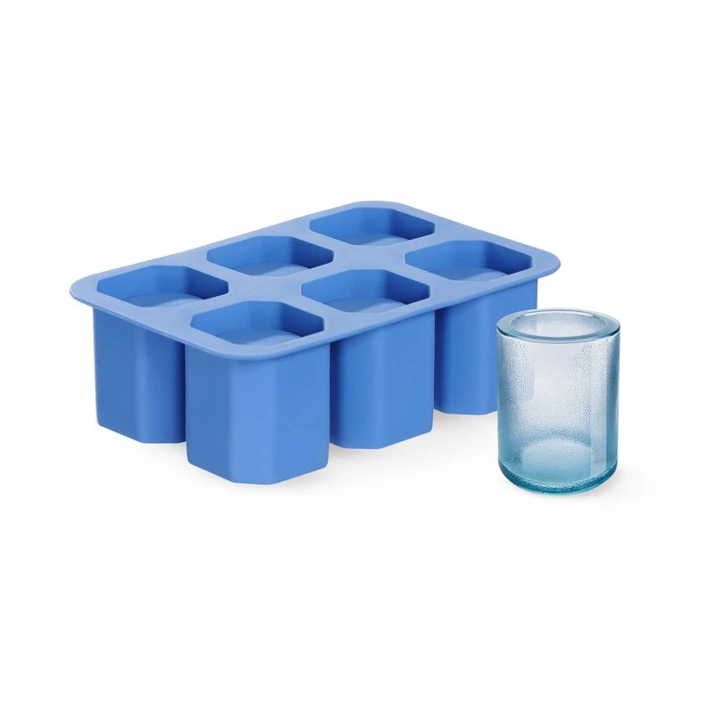 Isterningebakke 6 is-shot glas silikone 679050 by Hendi color Sort