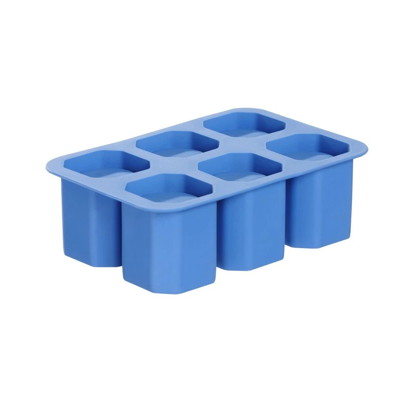 Isterningebakke 6 is-shot glas silikone 679050 by Hendi color Sort