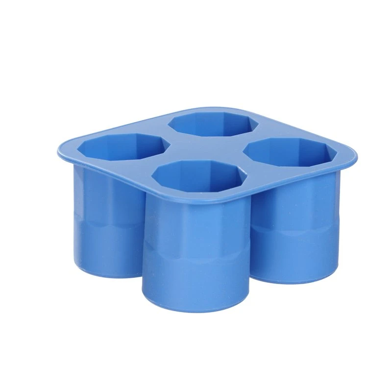 Isterningebakke til 4 is-shotglas i silikone 679067 by Hendi color Sort