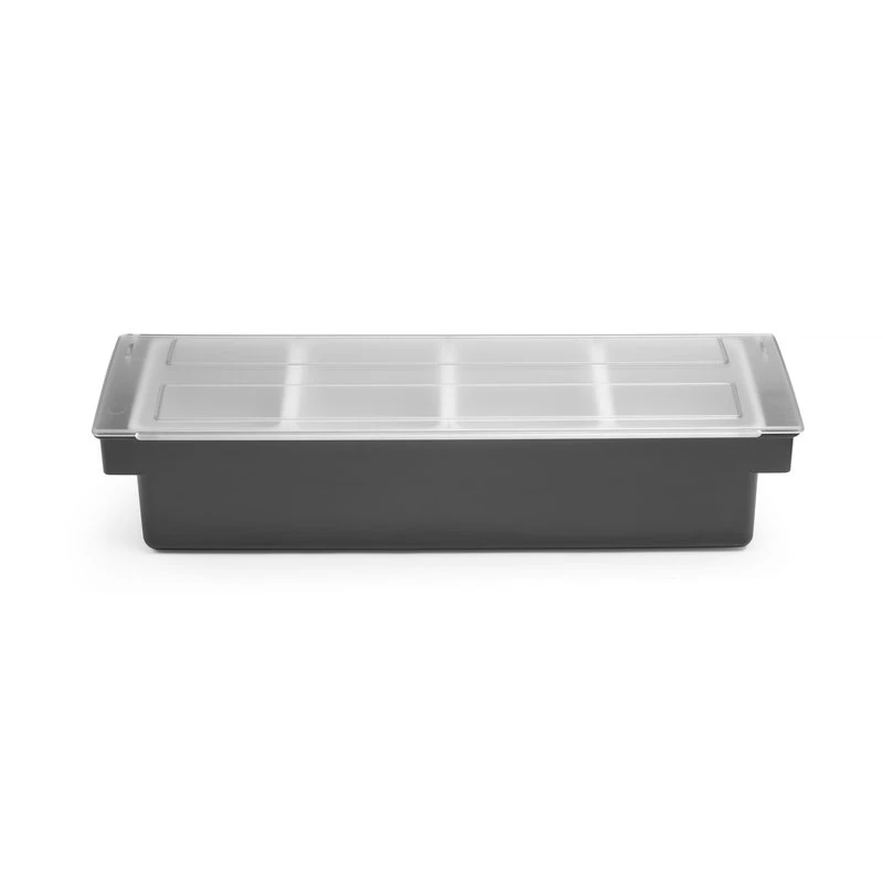 Garnitureholder med 4 beholdere 552025 by Hendi color Sort