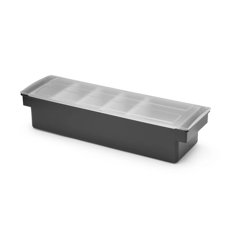 Garnitureholder 5 rum sort ABS 552131 by Hendi color Sort
