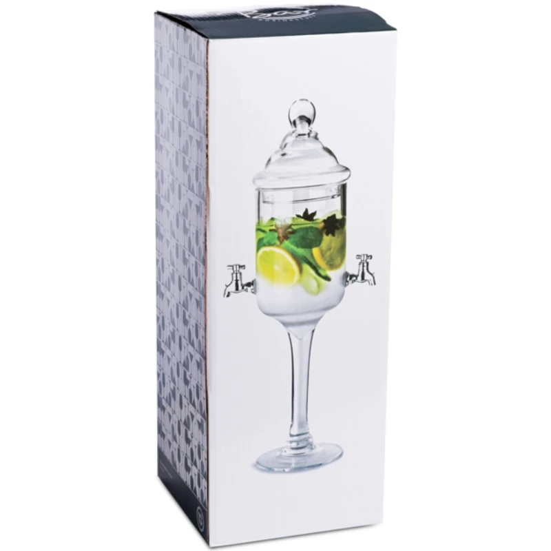 Drinks dispenser med 2 haner 1,2 Liter 14677 by Drink color Klar