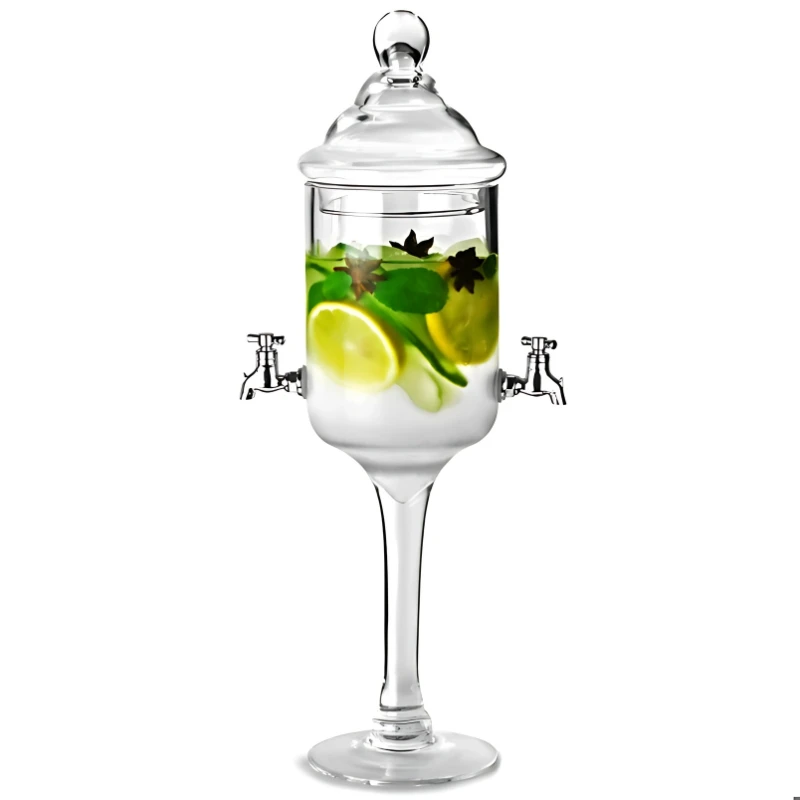 Drinks dispenser med 2 haner 1,2 Liter 14677 by Drink color Klar