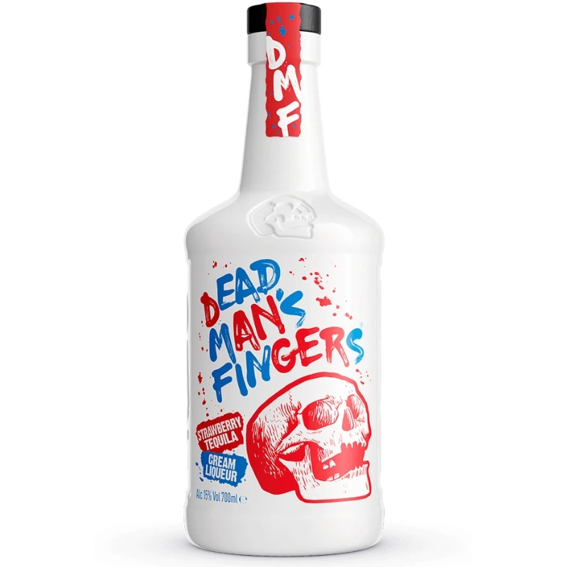 Dead Man´s Fingers Strawberry Tequila Cream 70 cl 09-10020704 by Dead Man's color Sort