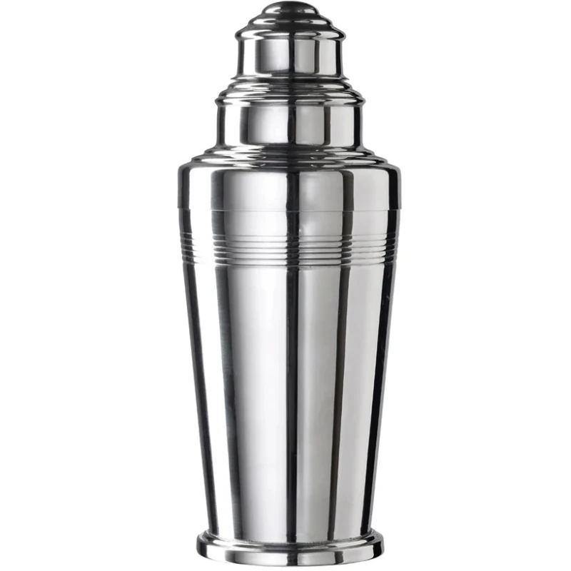 Urban Bar Footed Coley 3 Piece Shaker - Poleret Sølv UB4997 by Urban Bar color Sort