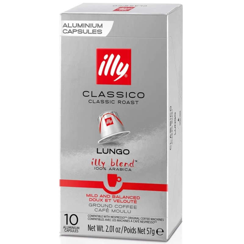 Illy Nespresso Classico Lungo Kapsler 10 stk. 2001433 by Illy color Sort