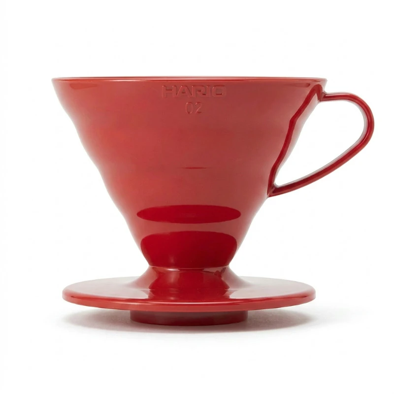 V60 Plast 02 Dripper - Rød VD-INT-02R by Hario color Sort