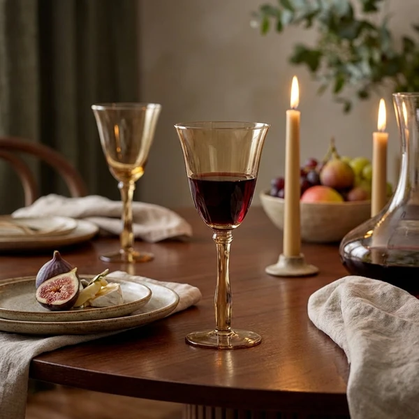 Bloomingville Viaja Vinglas Rødvin - Brun 82060397 by Bloomingville color Sort