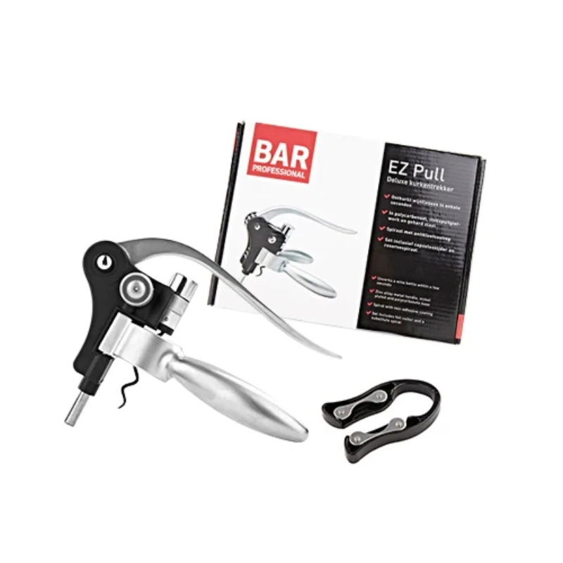 Barprofessional EZ Pull Stål med folieskærer WOP0610 by Barprofessional color Sort
