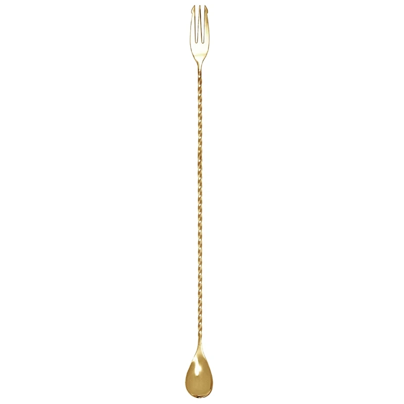 Barprofessional Barspoon Trident 30 cm - Guld MGS0030 by Barprofessional color Sort