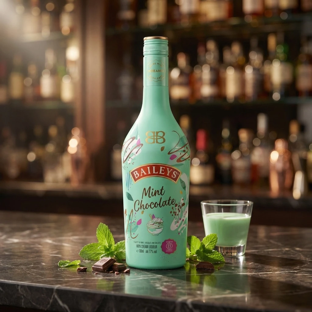 Baileys Mint Chocolate Likør 70 cl 63472 by BAILEYS color Sort