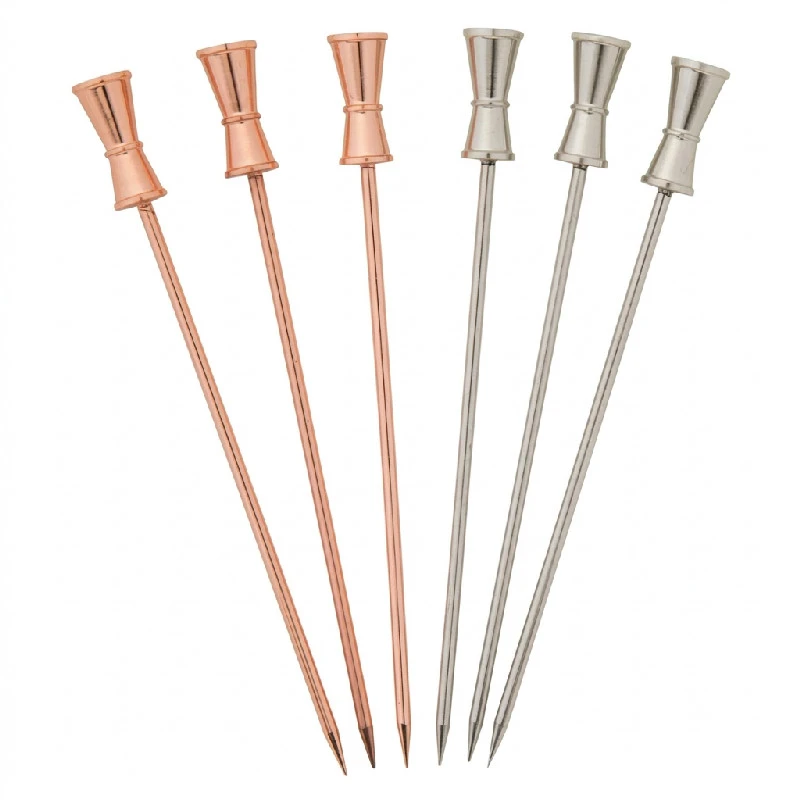 Barprofessional Cocktailpicks Stål Jigger - 6 stk CPJI0612 by Barprofessional color Sort
