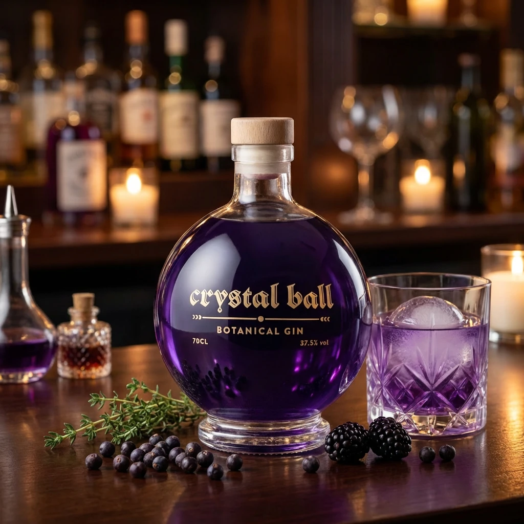 Crystal Ball Gin 70 cl 51706 by Barlife color Sort