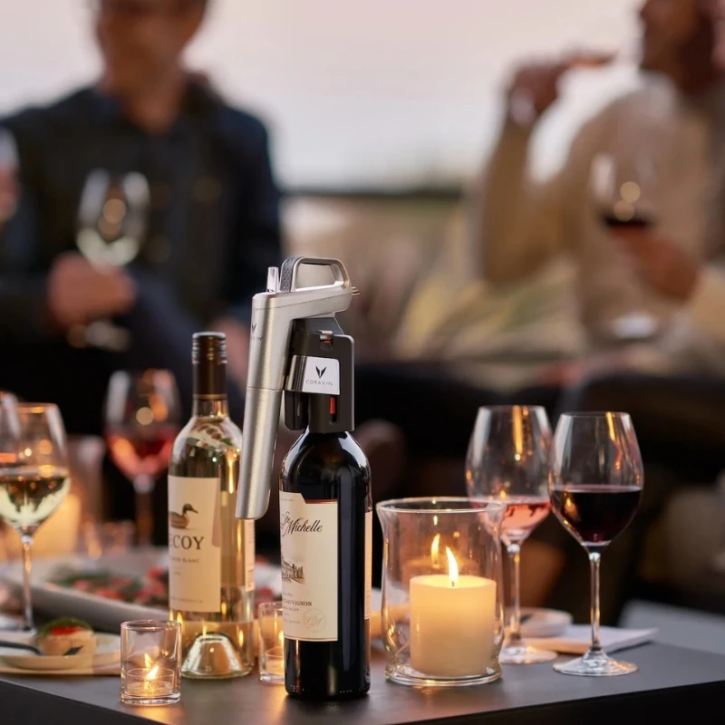 Coravin® Timeless Six+ Vinpreserver system – Sølvgrå 112331 by Coravin color Sølvgrå