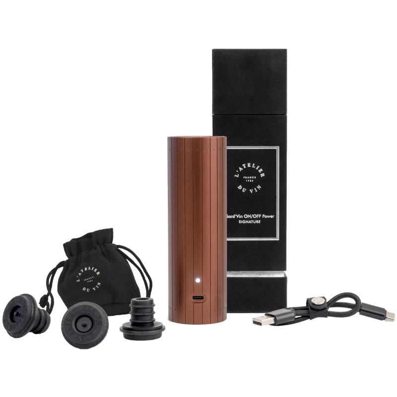 Gard'Vin ON/OFF Power Signature - elektrisk vakuumpumpe 95739 by L'Atelier du Vin color Sort