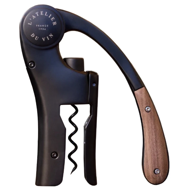 Oeno Motion Wood & Black proptrækker 95512 by L'Atelier du Vin color Sort