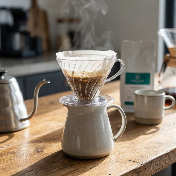 V60 Plast 01 Dripper - Klar VD-01T by Hario color Sort