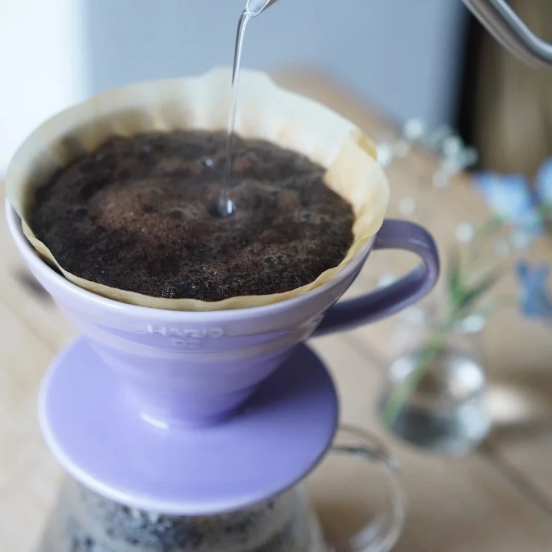 V60 Keramisk Colour 02 Dripper - Lilla VDC-02-PUH by Hario color Sort