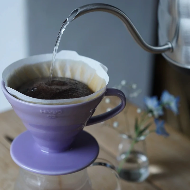 V60 Keramisk Colour 02 Dripper - Lilla VDC-02-PUH by Hario color Sort