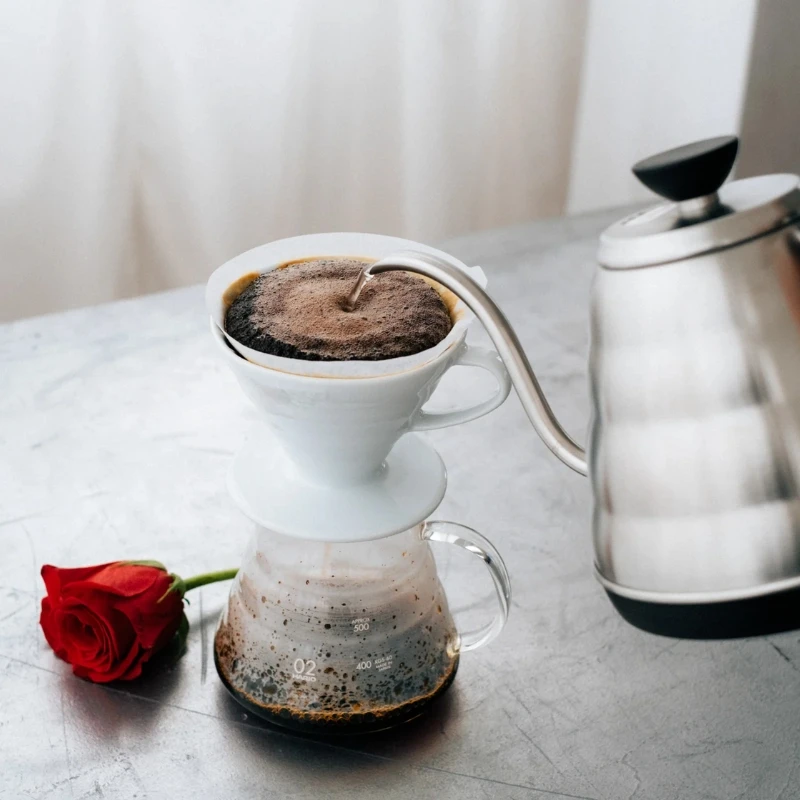 V60 Buono Elkedel med temperaturstyring 0,8 l EVT-8-HSV-E by Hario color Sort