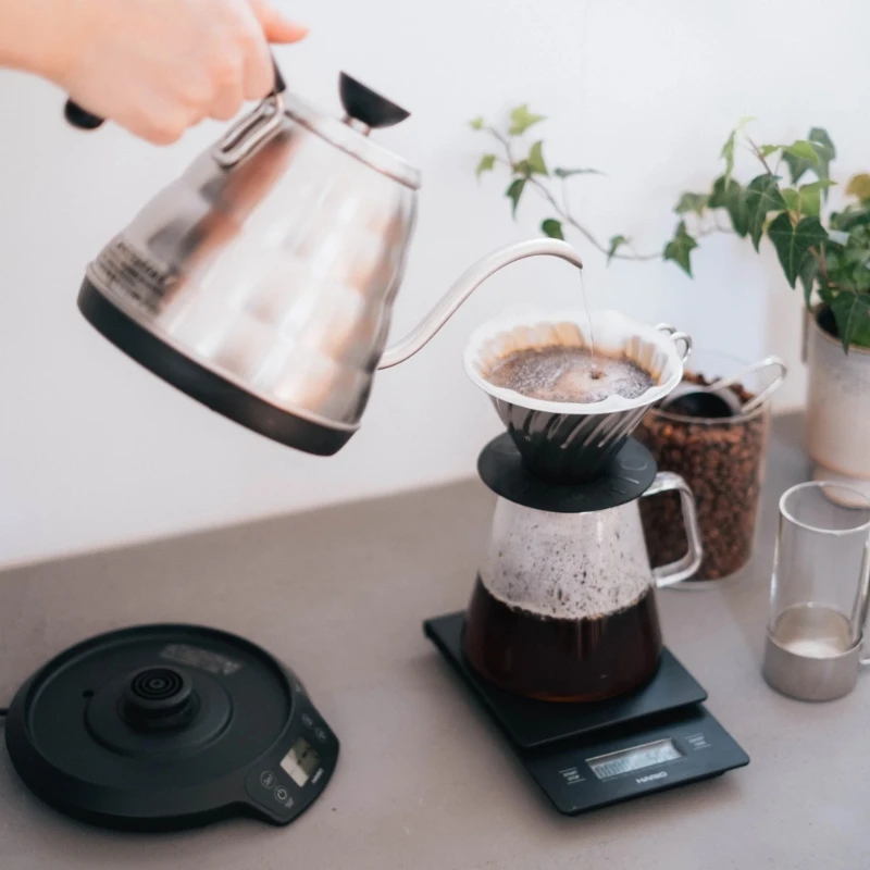 V60 Buono Elkedel med temperaturstyring 0,8 l EVT-8-HSV-E by Hario color Sort