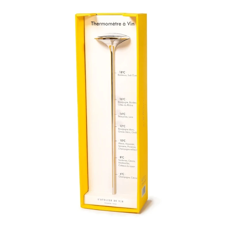 Vintermometer til vin 95248 by L'Atelier du Vin color Sort