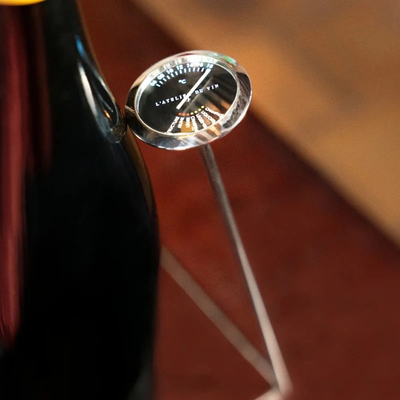 Vintermometer til vin 95248 by L'Atelier du Vin color Sort