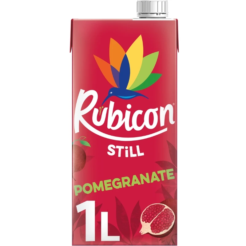 Rubicon Granatæble Drik  1 Liter 65425 by RUBICON color Sort