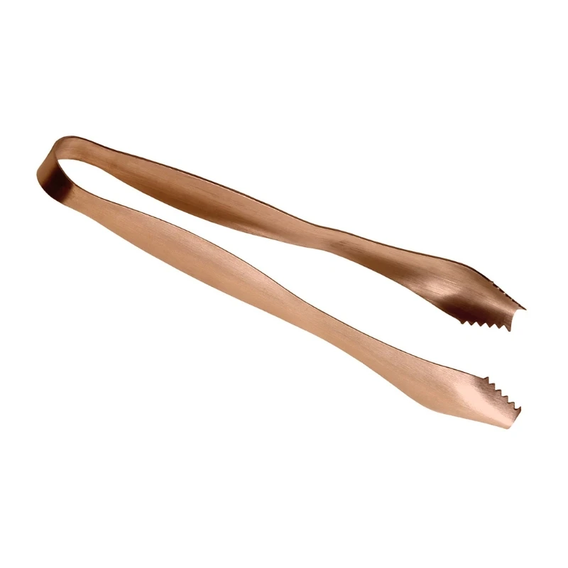 Isterningetang 18 cm i rustfrit stål med kobberfinish ISCC001 by Barprofessional color Sort