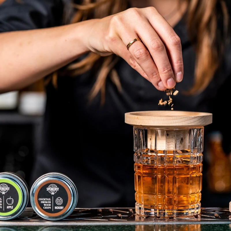 Cocktailryger i træ SMWOOD1 by Barprofessional color Sort