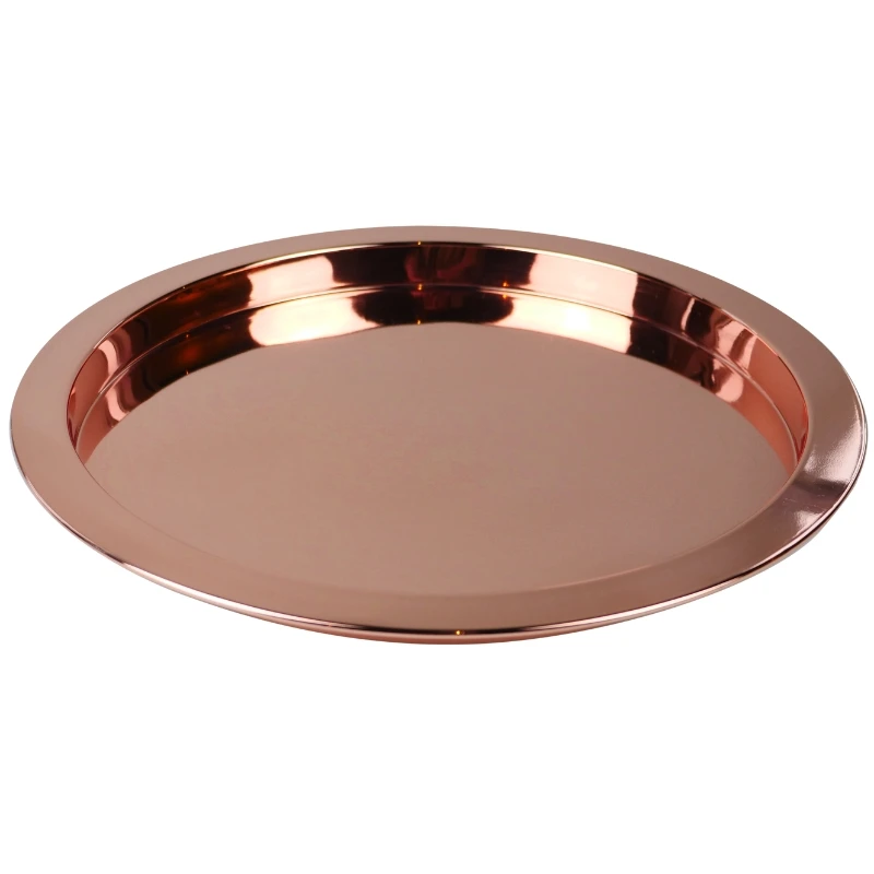 Serveringsbakke kobber 38 cm SRC0038 by Barprofessional color Rustfrit stål