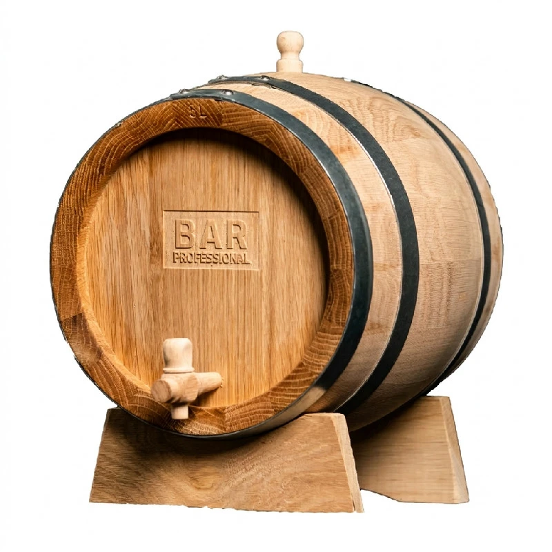 Egetræsfad 10 liter BAR1000 by Barprofessional color Sort