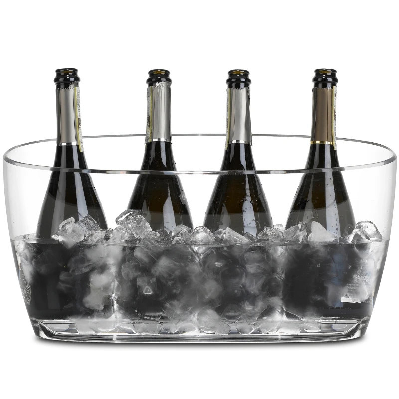 Wine Bowl Nice vinkøler til 4-6 flasker WKBN001 by Barprofessional color Sort
