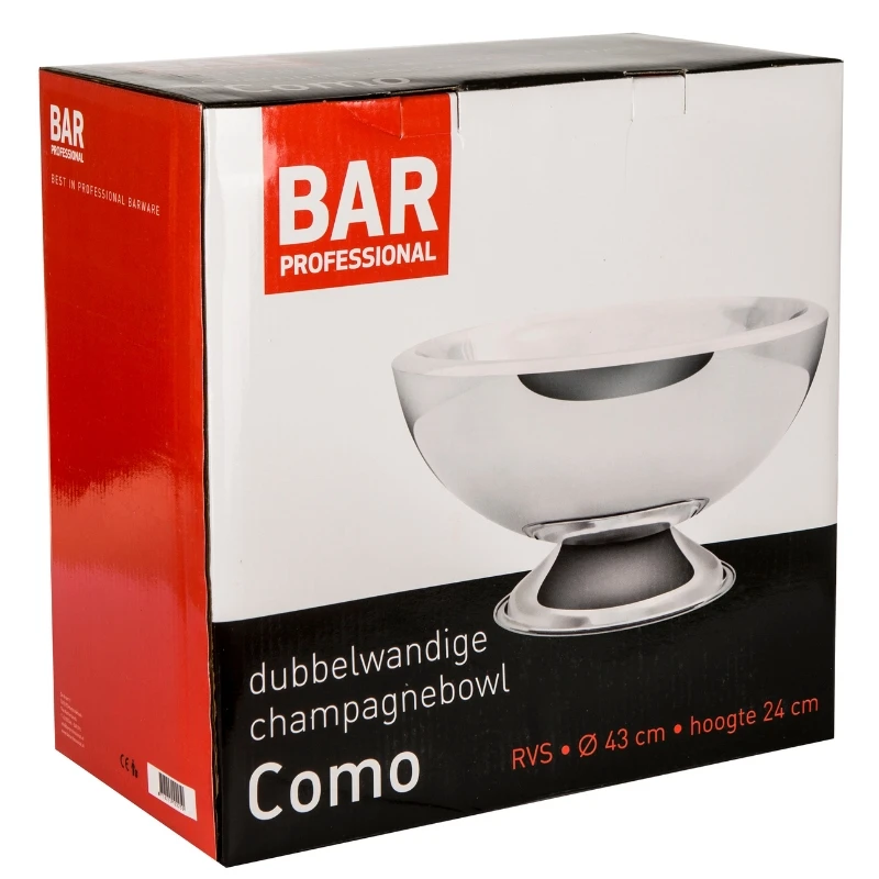 Champagneskål Como - dobbeltvægget WKRC043 by Barprofessional color Sort