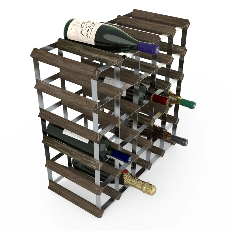Vinreol til 30 flasker WRKC030 by Barprofessional color Sort