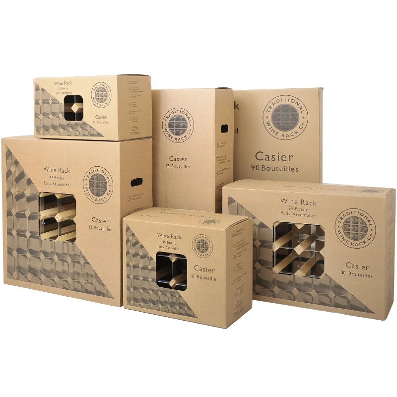 Vinreol til 72 flasker WRKC072 by Barprofessional color Sort